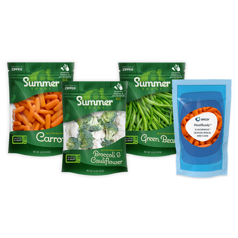 FlavorWave™ Season, Reseal and Cook Pouches