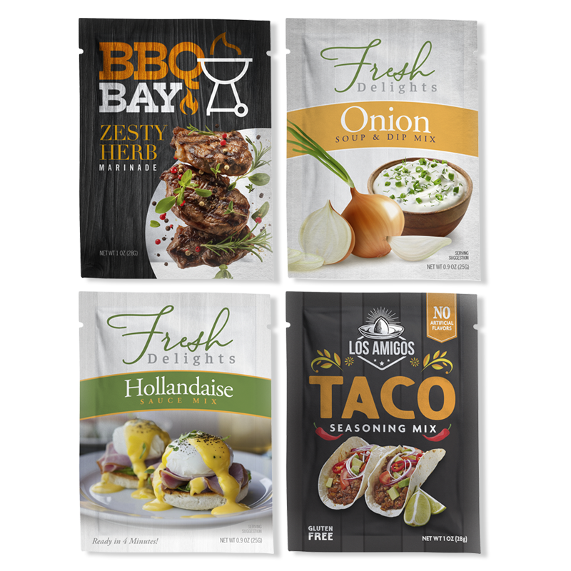 AmFiber™ Paper-Based Dry Mix Sachets