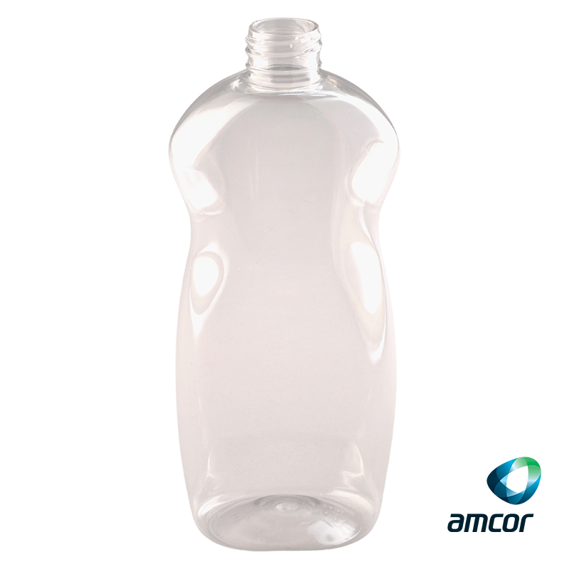 Pinched Waist Oval Bottle 16 oz