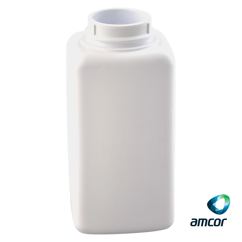 Square Powder Oval Bottle 4 oz