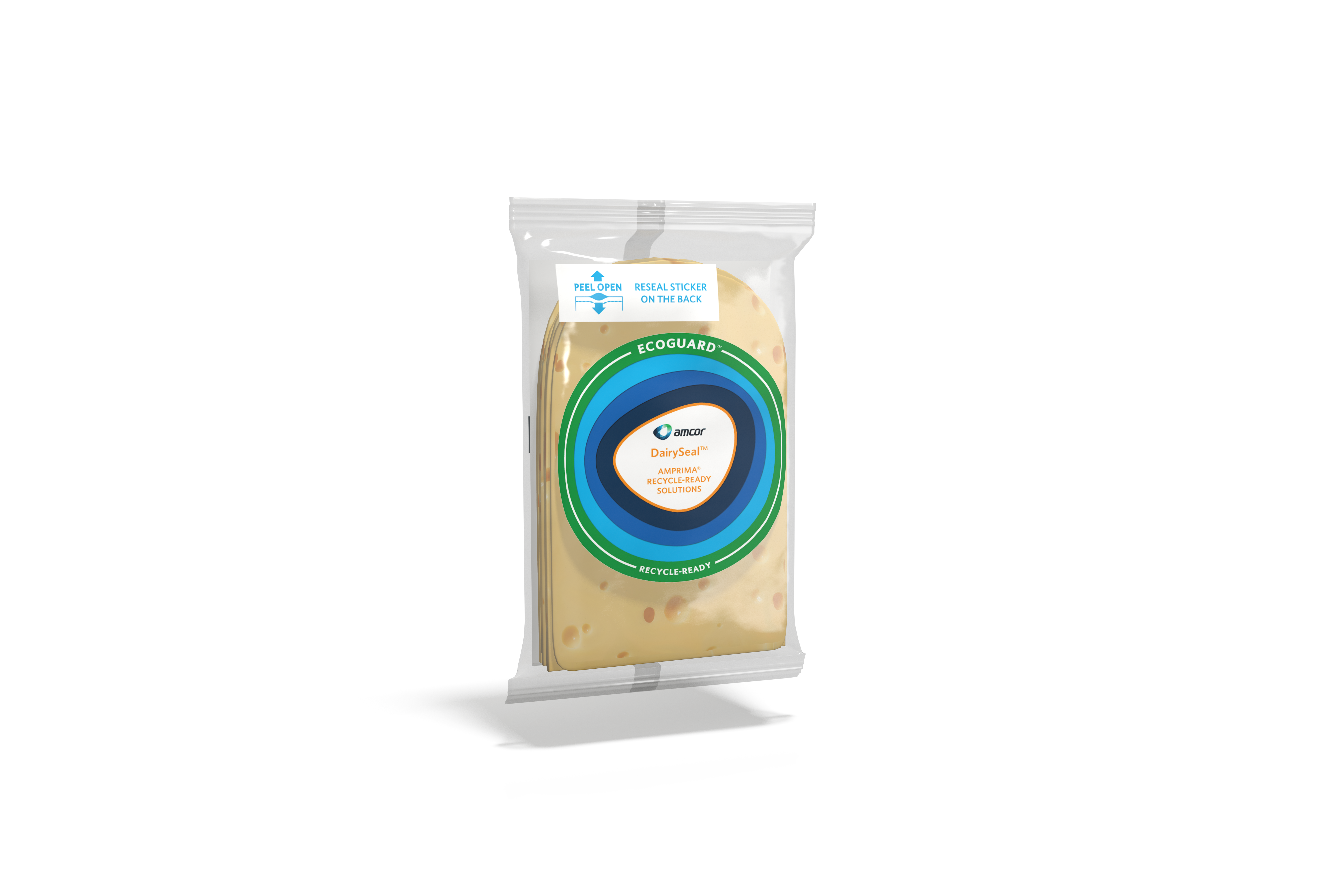 AmPrima® Peelable Flowpack for Hard Cheese