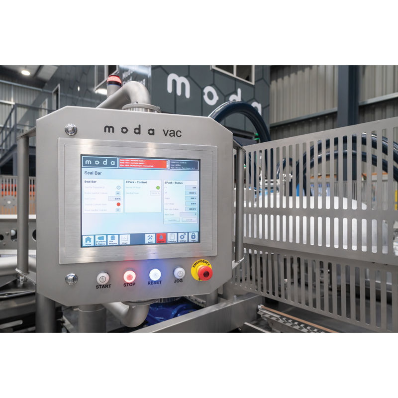 Amcor Moda Vac High-Speed Rotary Chamber Vacuum Packaging Machine