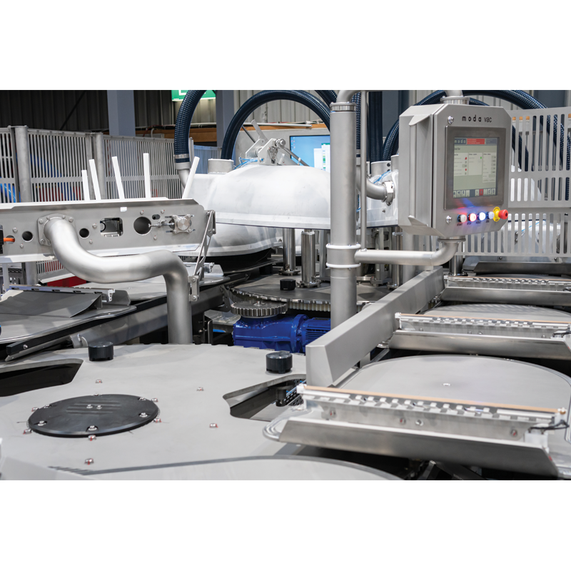 Amcor Moda Vac High-Speed Rotary Chamber Vacuum Packaging Machine