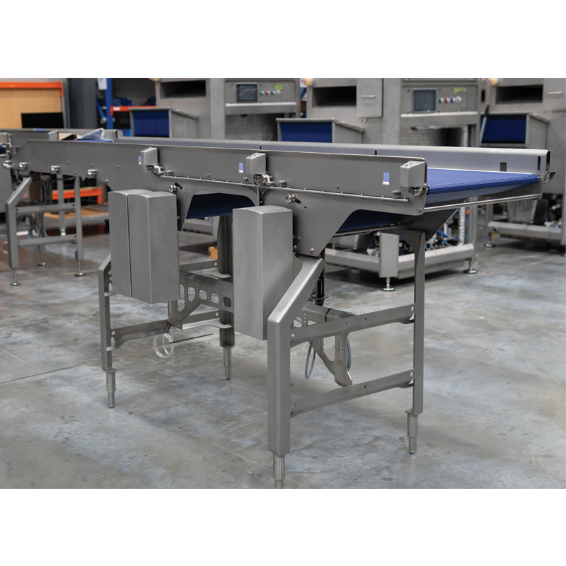 Moda Track Indexing Smart Conveyor for Meat Packaging