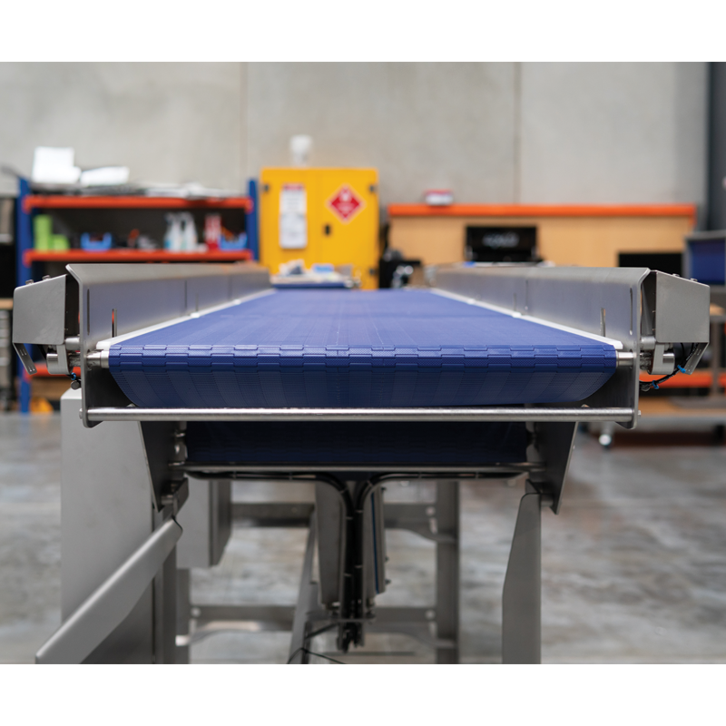 Moda Track Indexing Smart Conveyor for Meat Packaging