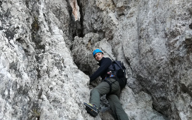 Piz Selva, ferrata Mesules
