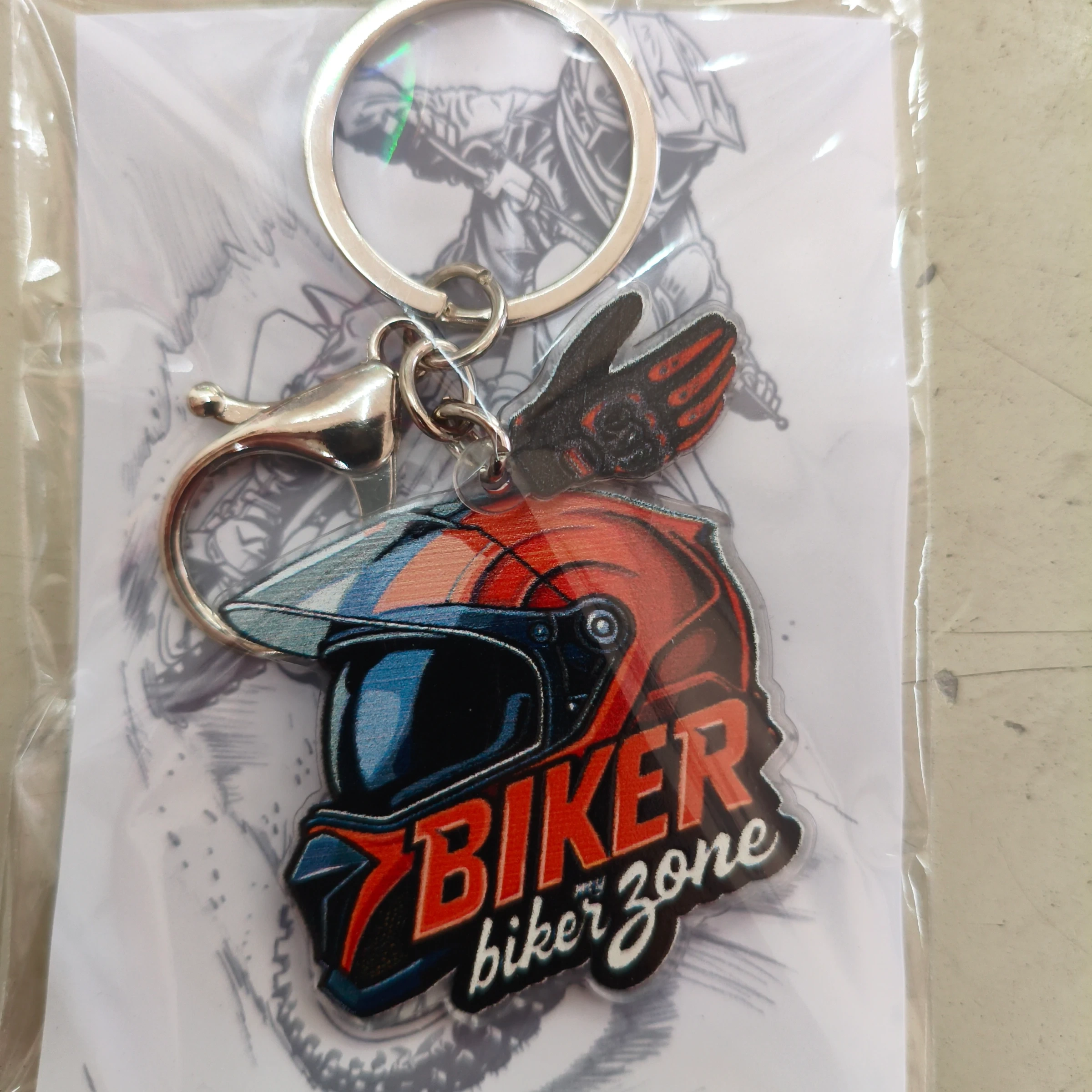 Biker / casco rojo