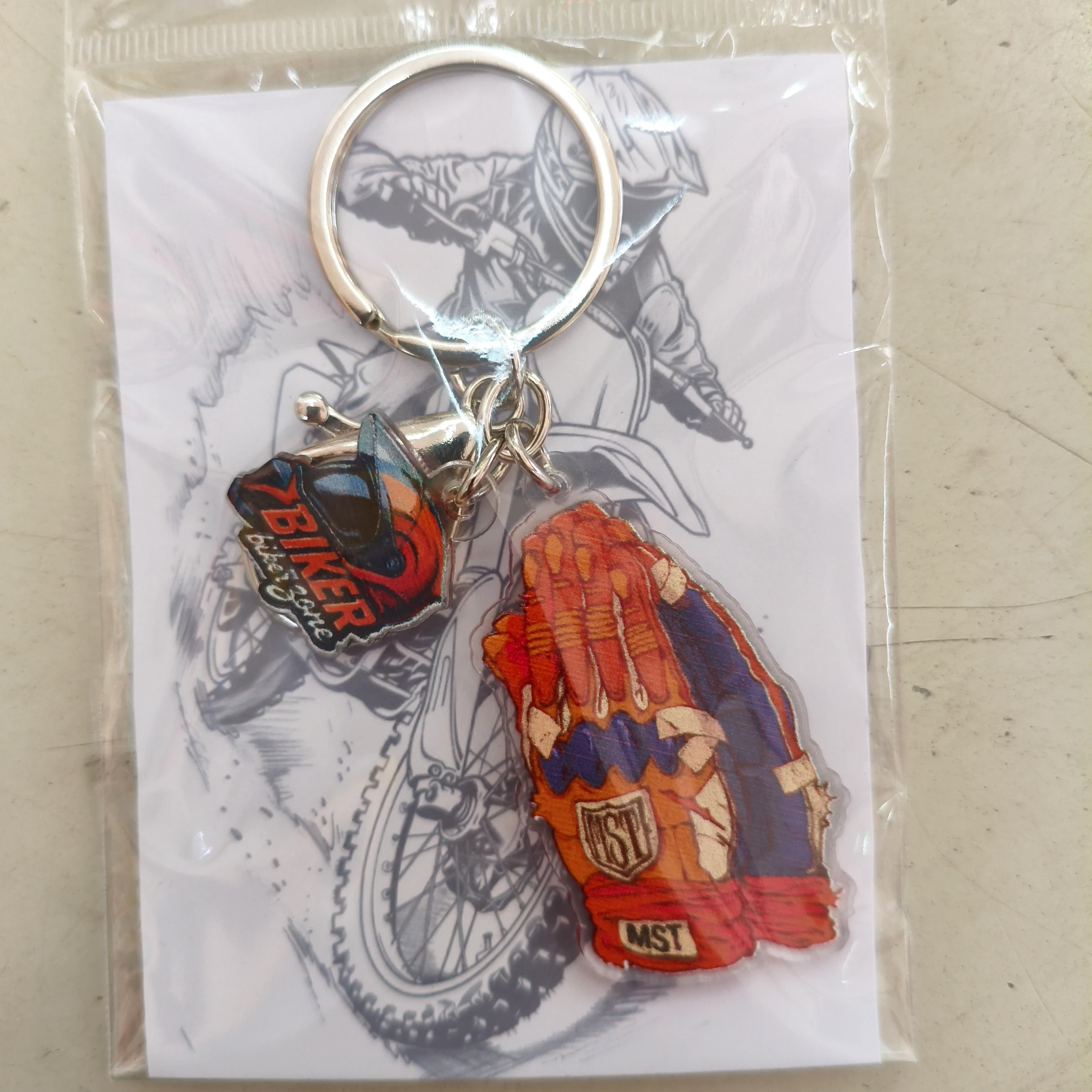 Biker / guantes 🧤 naranja