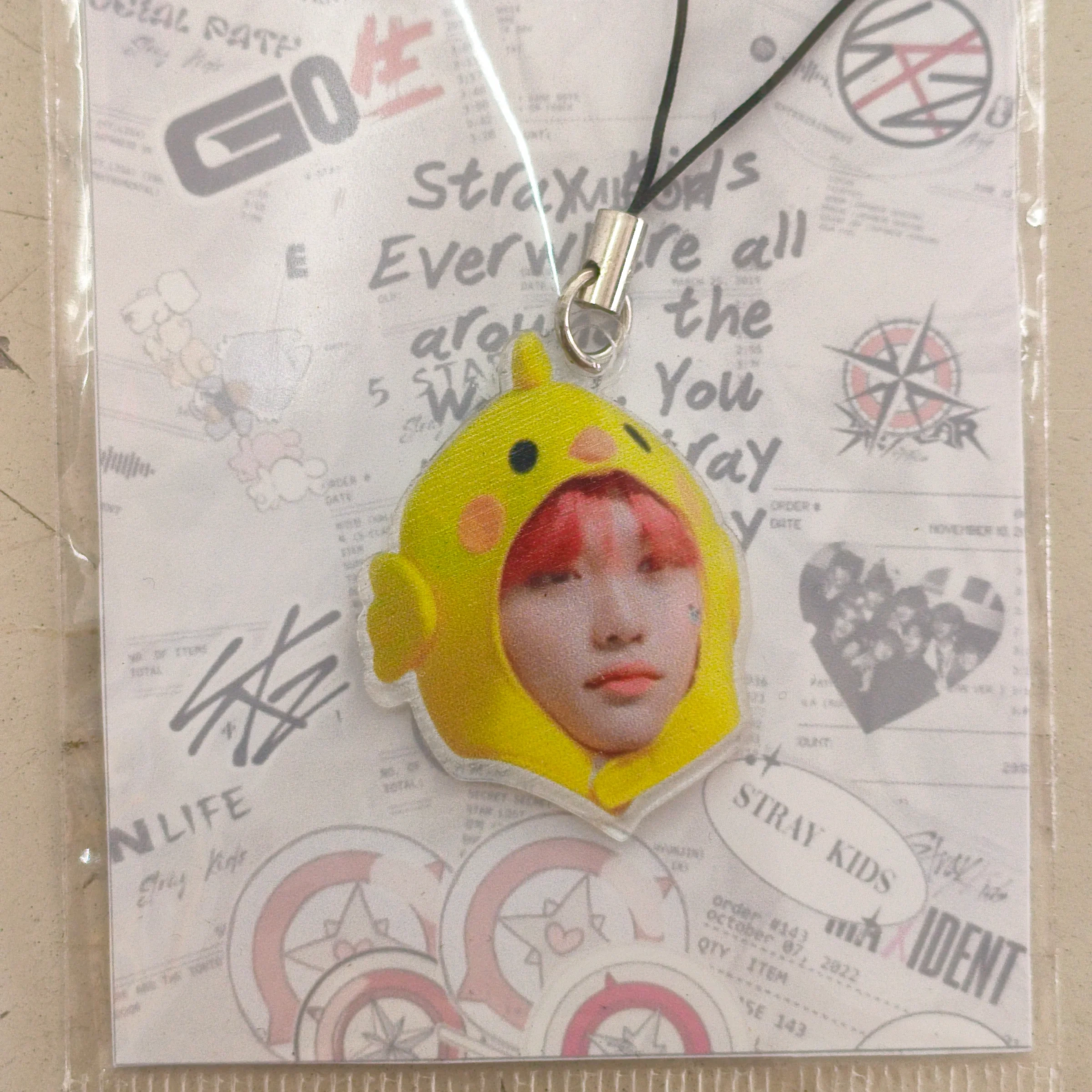Stray kids) Felix gorro pollito 🐣