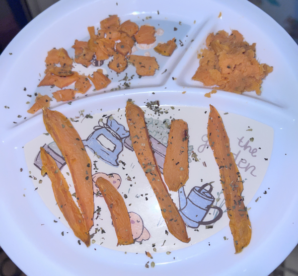 Cartofi dulci “prăjiți”