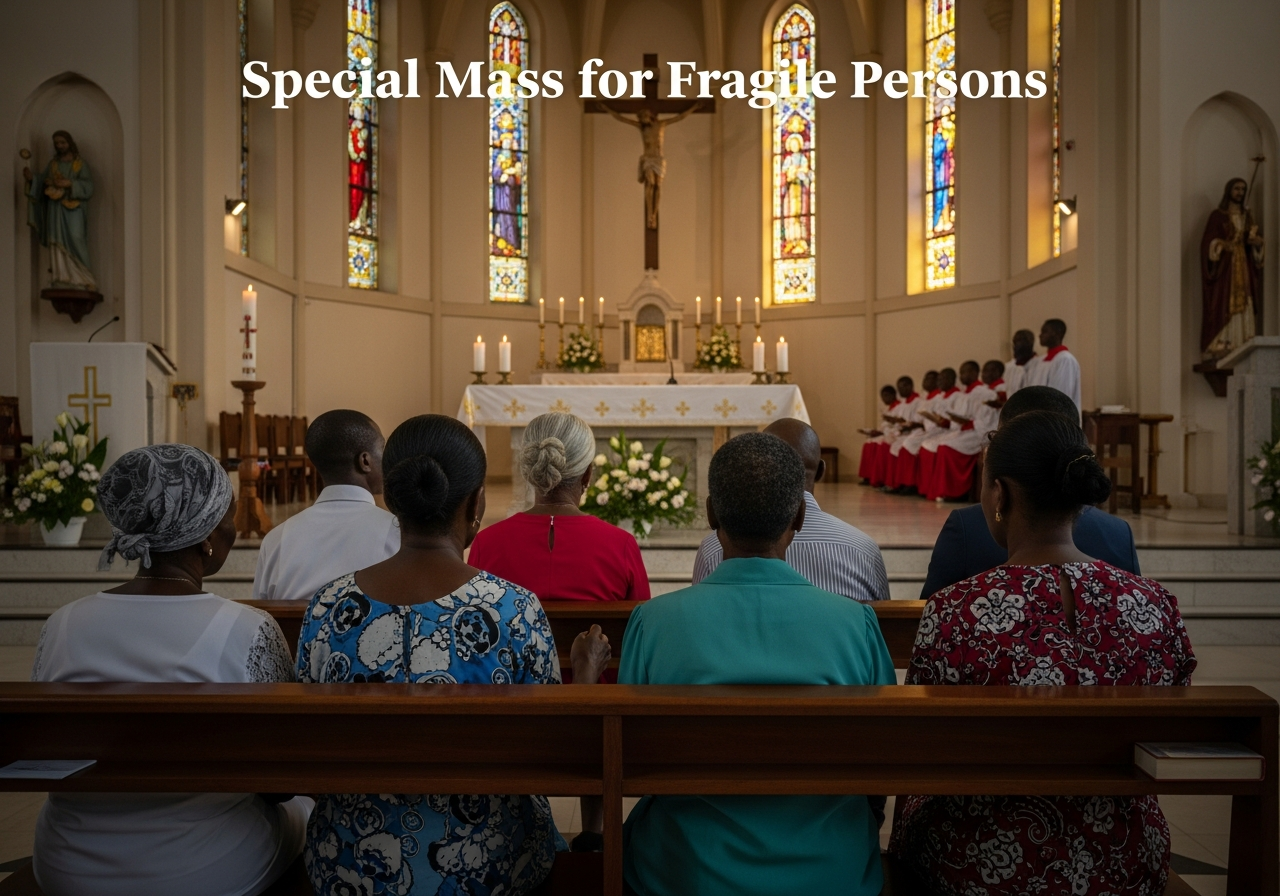 Messe spéciale pour les personnes fragilisées
