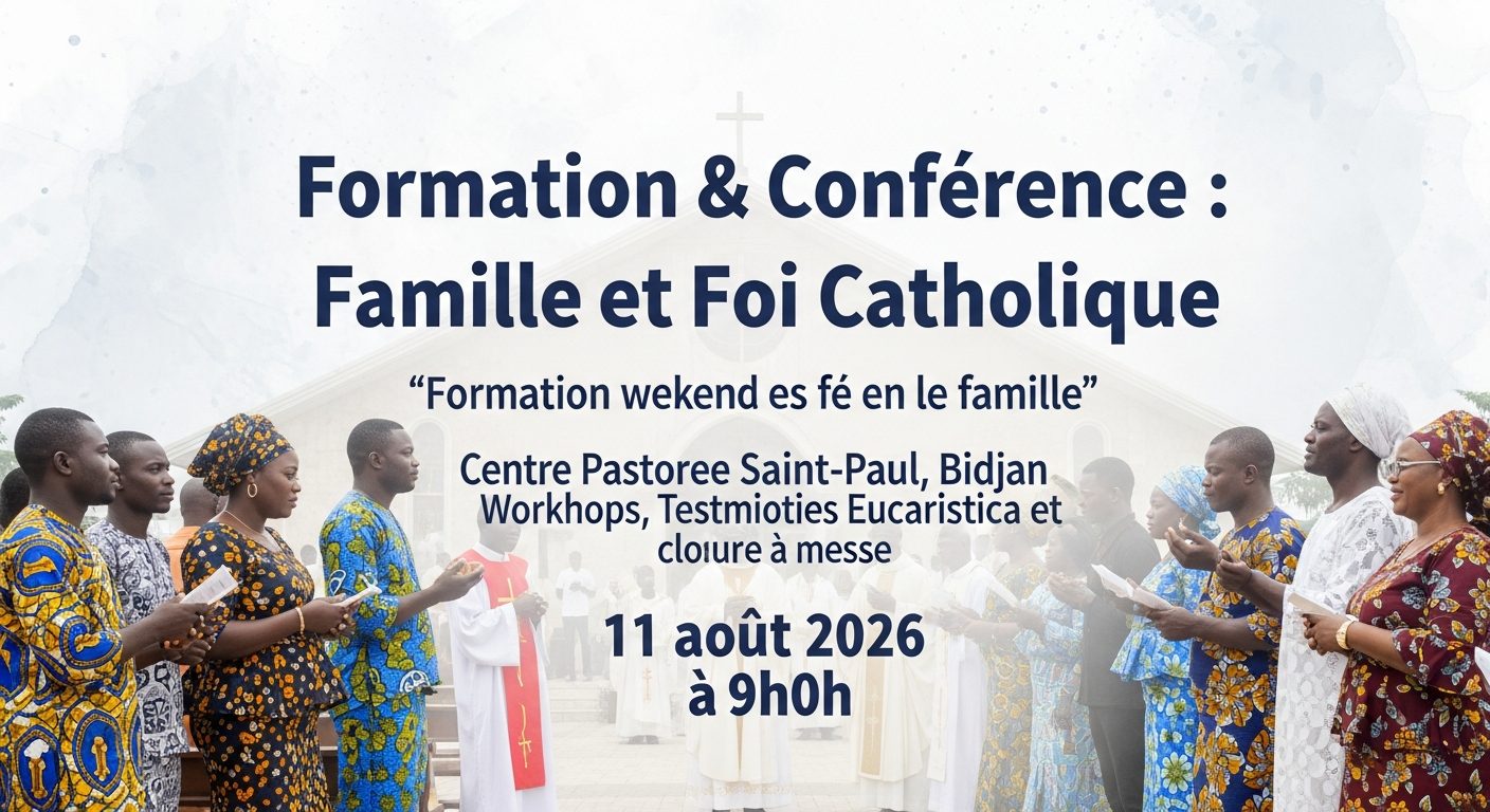 Formation & Conférence : Famille et Foi Catholique
