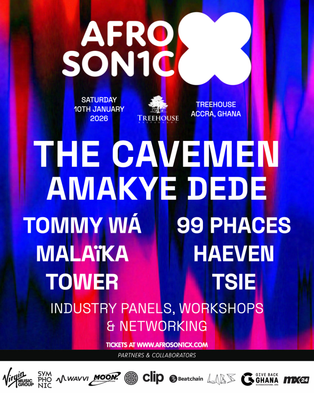 AFROSON1C X Arrives in Accra: Showcasing West Africa’s Creative Future with The Cavemen. & Highlife Icon Amakye Dede