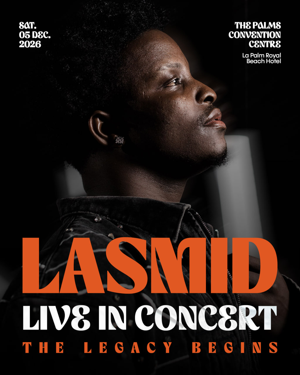 Lasmid Set to Headline His Maiden Concert at The Palms Convention Centre on December 5th