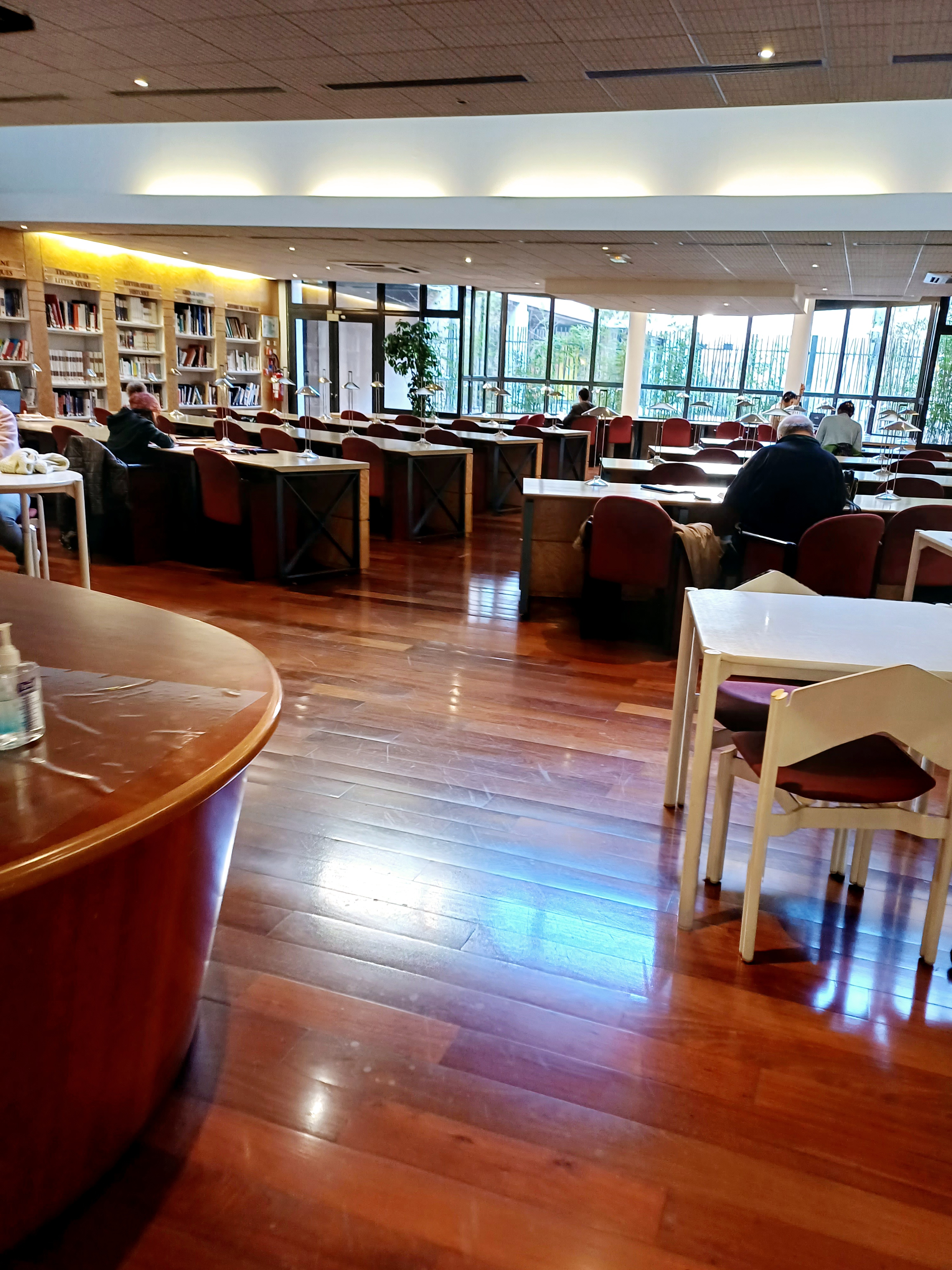Sala de lectura.