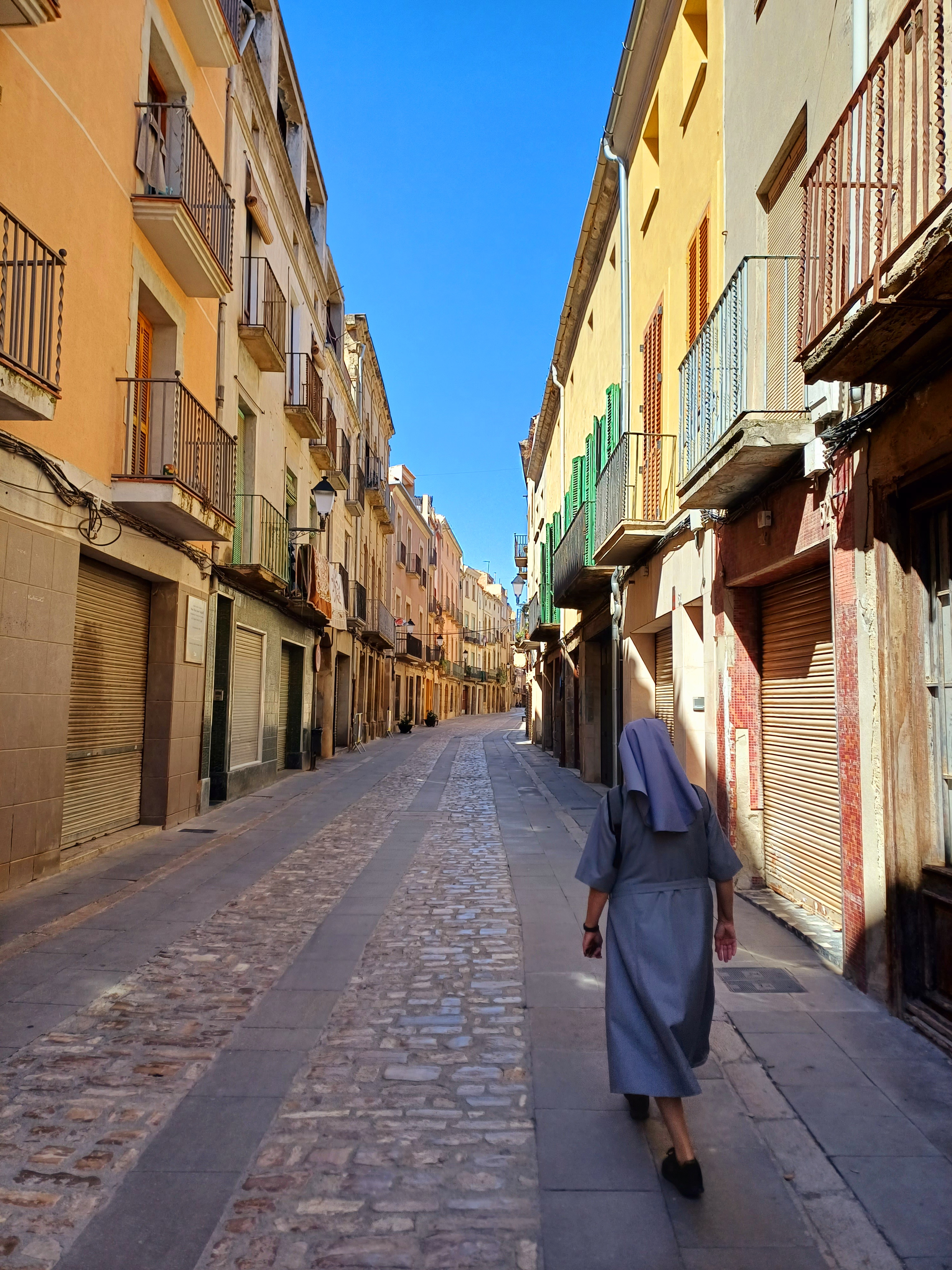Carrer Major, Cervera, España.