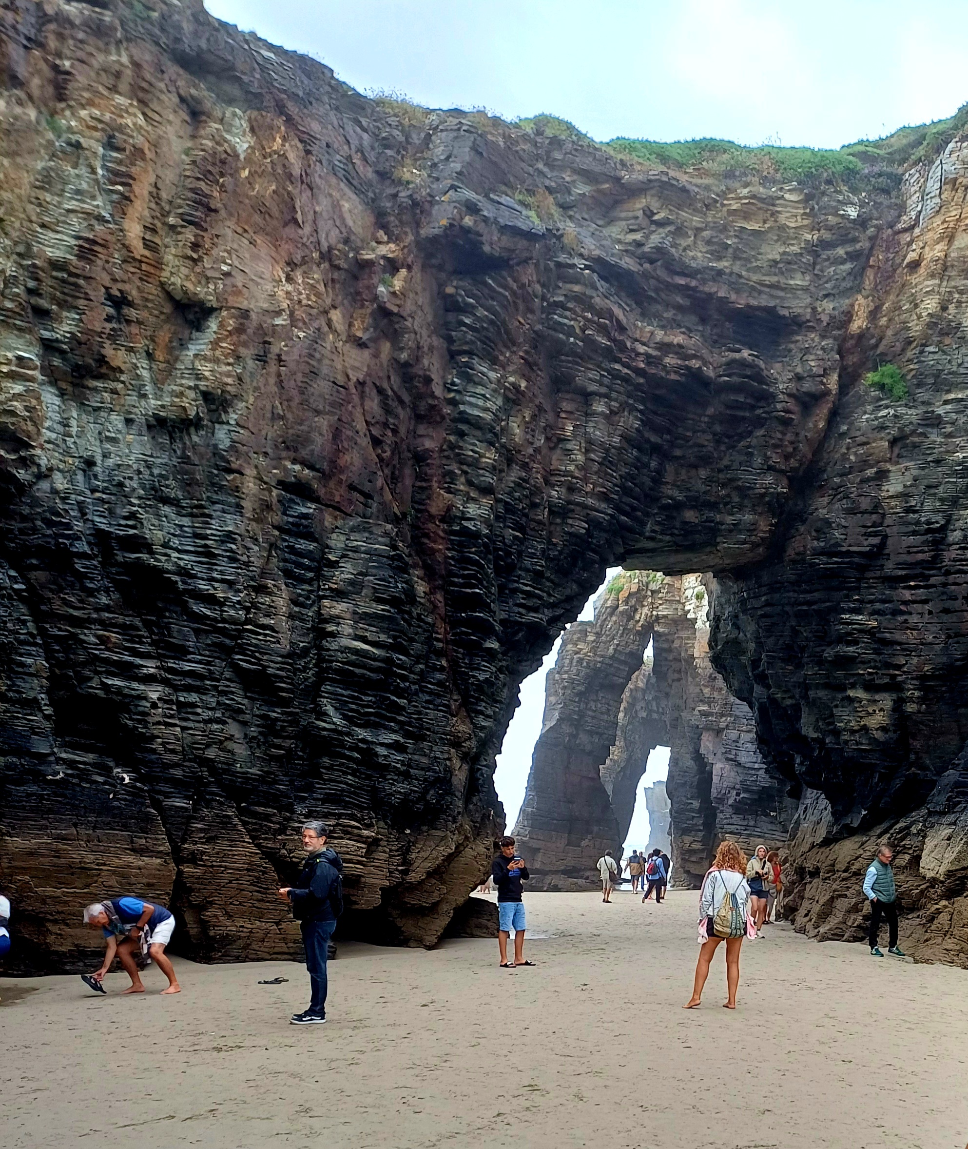 Playa de las Catedrales . Region de Galicia. Provincia de Lugo. España.