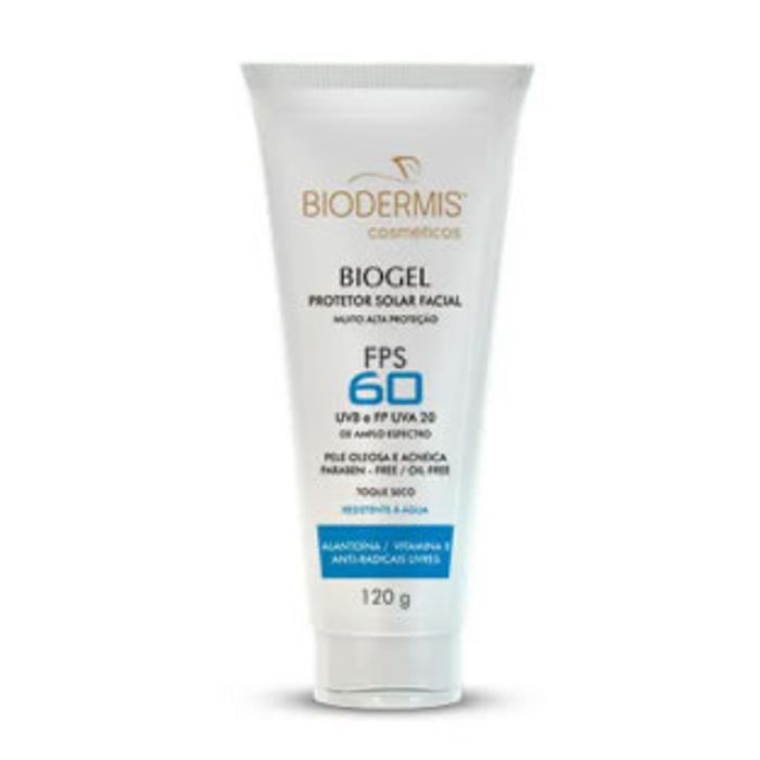 Filtro Solar Biogel FPS 60 - 120g em Venda Nova - Belo Horizonte - MG Filtro Solar Biogel FPS 60 - 120g em Venda Nova - Belo Horizonte - MG