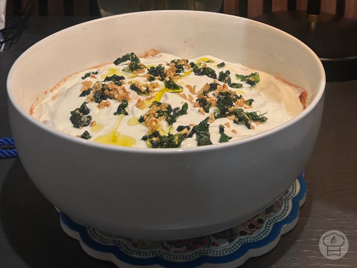 😋شيش برك باللبن والثوم والكزبرة