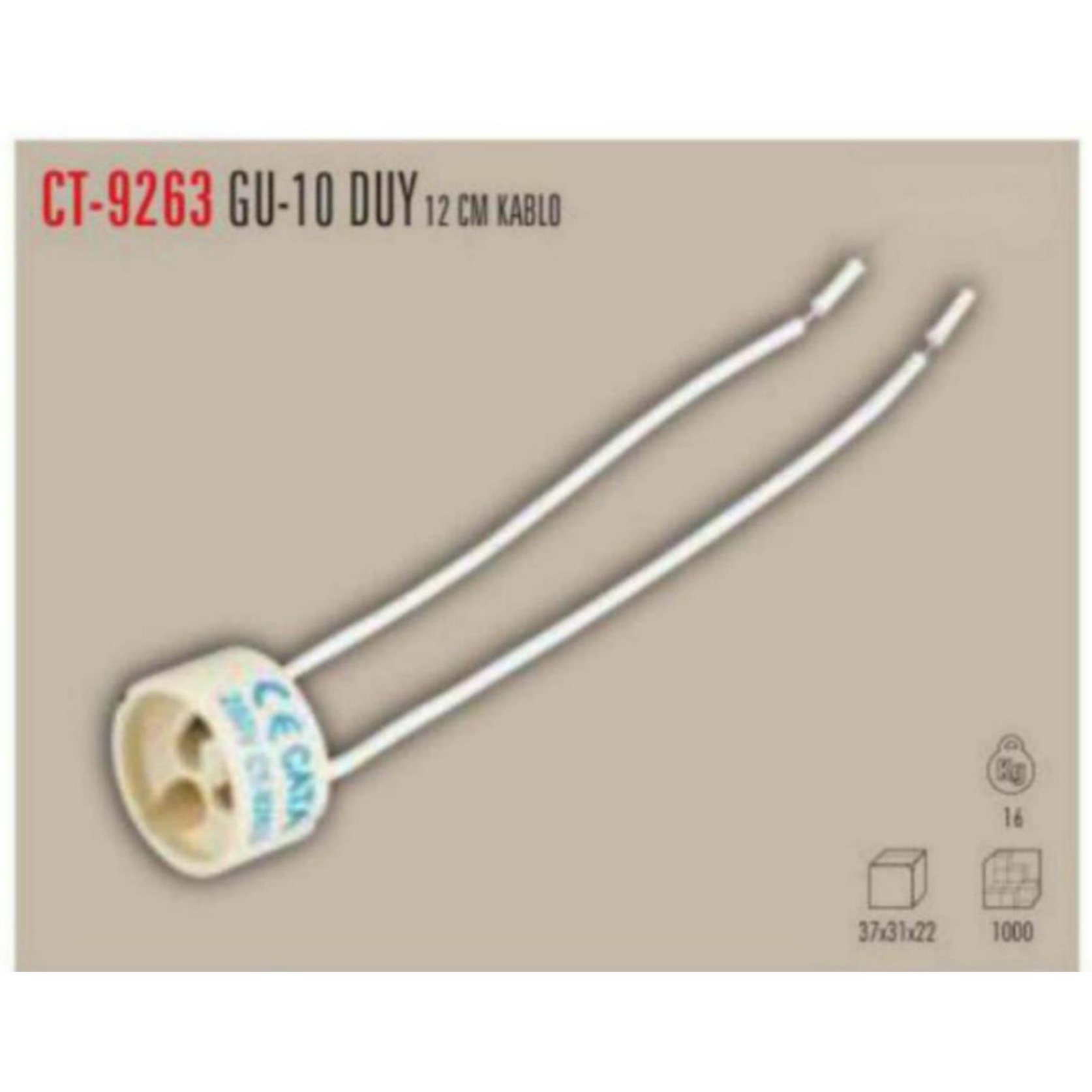 CT-9263 GU-10 DUY (12cm Kablolu)