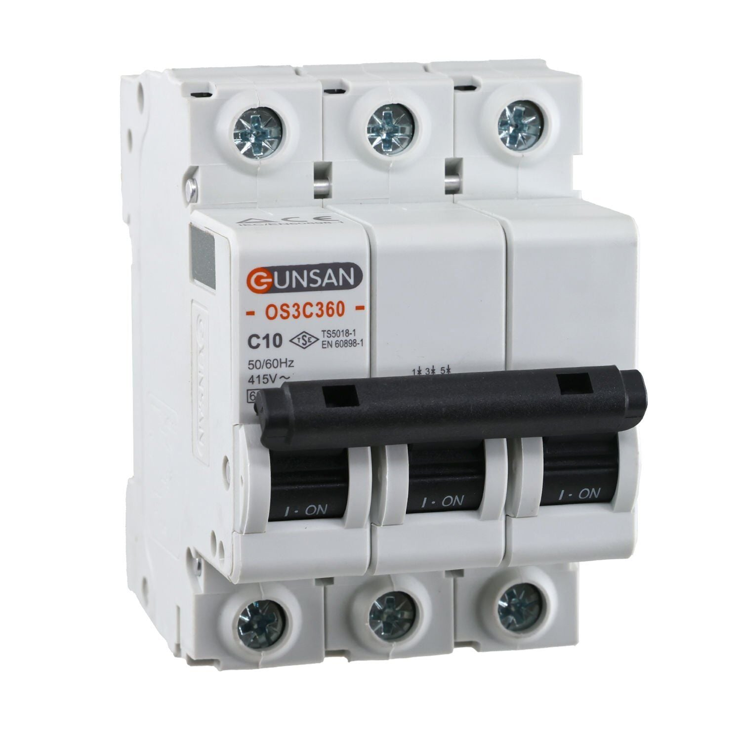 3x10A 6 kA C Tip Günsan Otomatik Sigorta