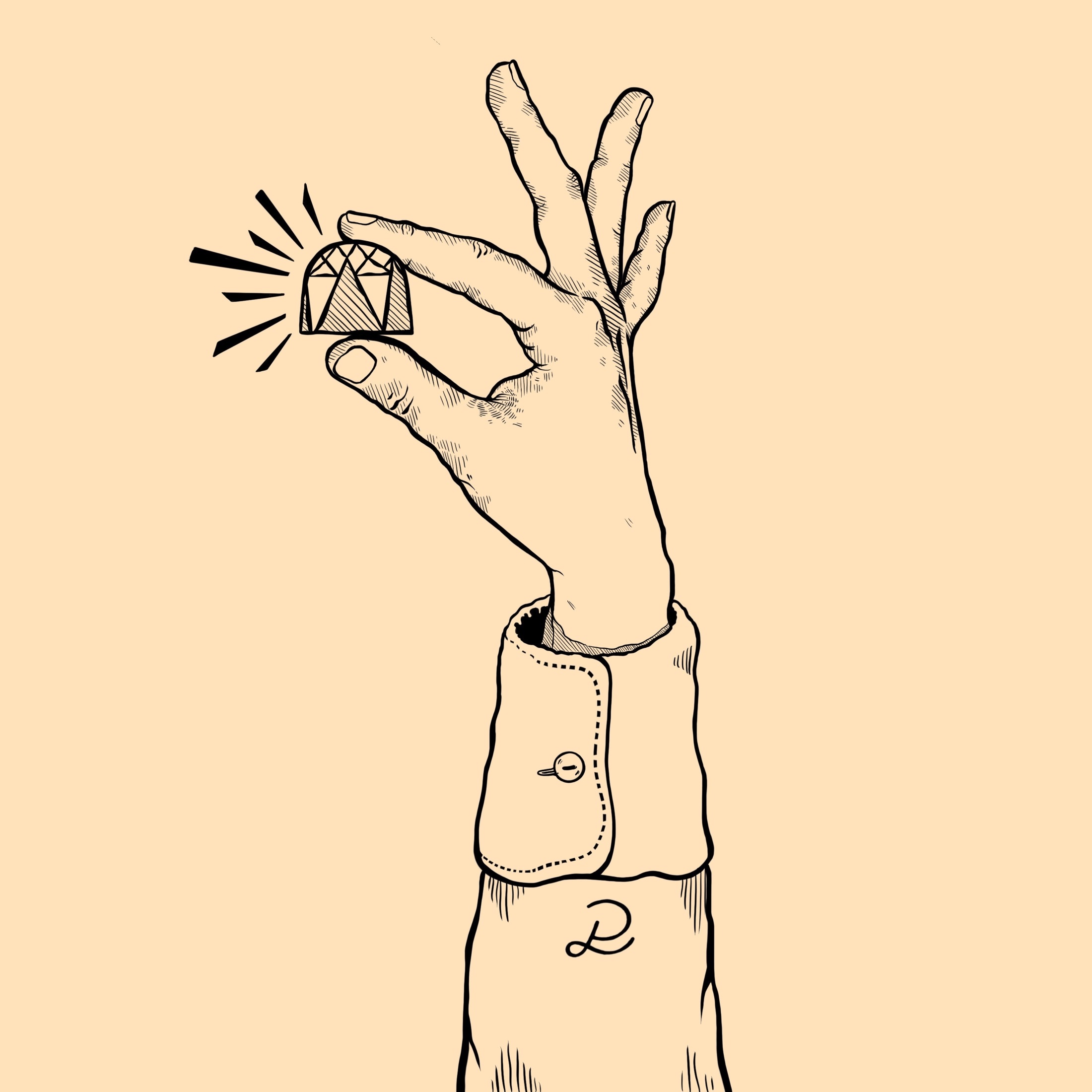 La Poste brand illustration — artwork by Ana Sofía Goyes