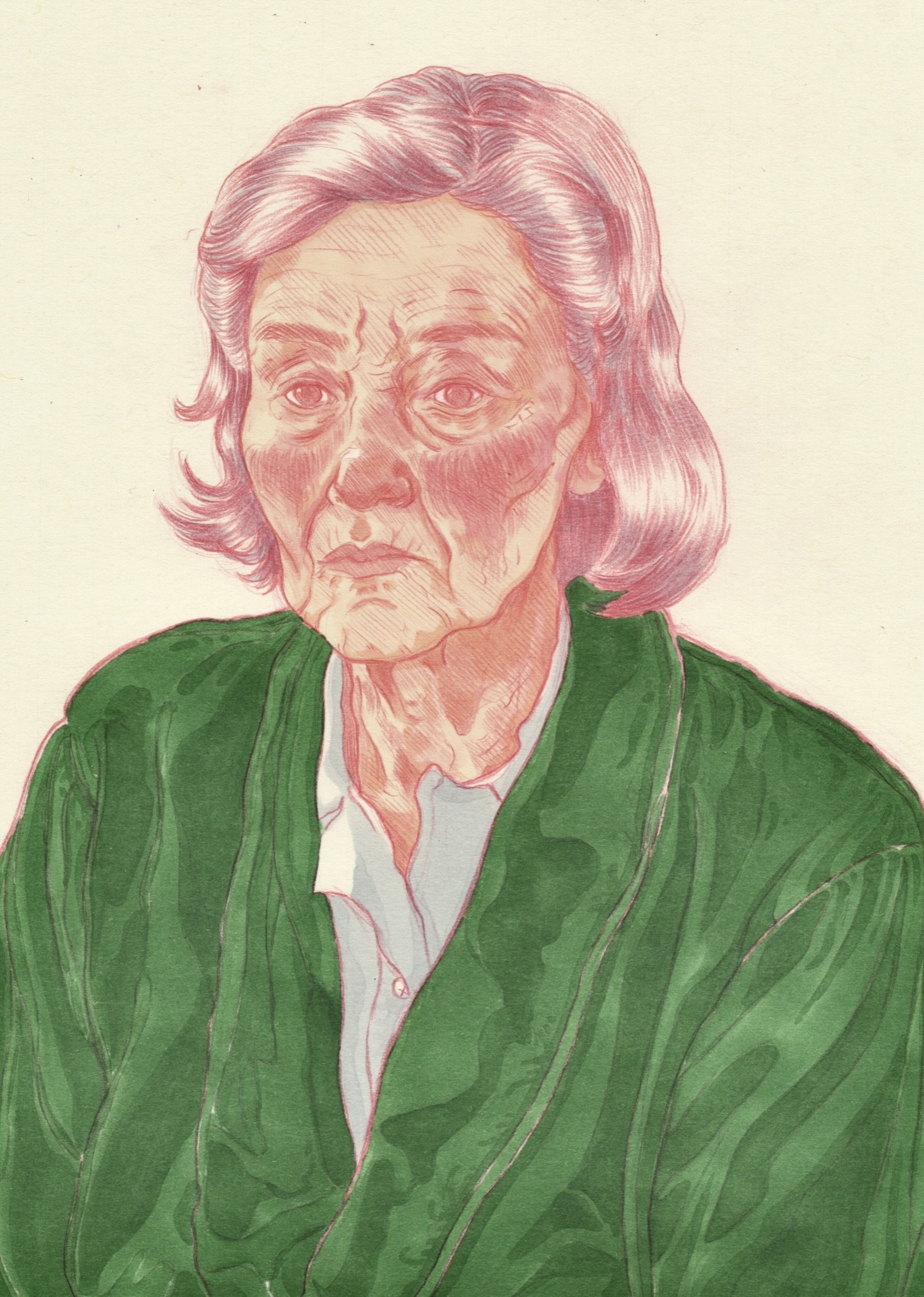 Anne portrait — artwork by Ana Sofía Goyes