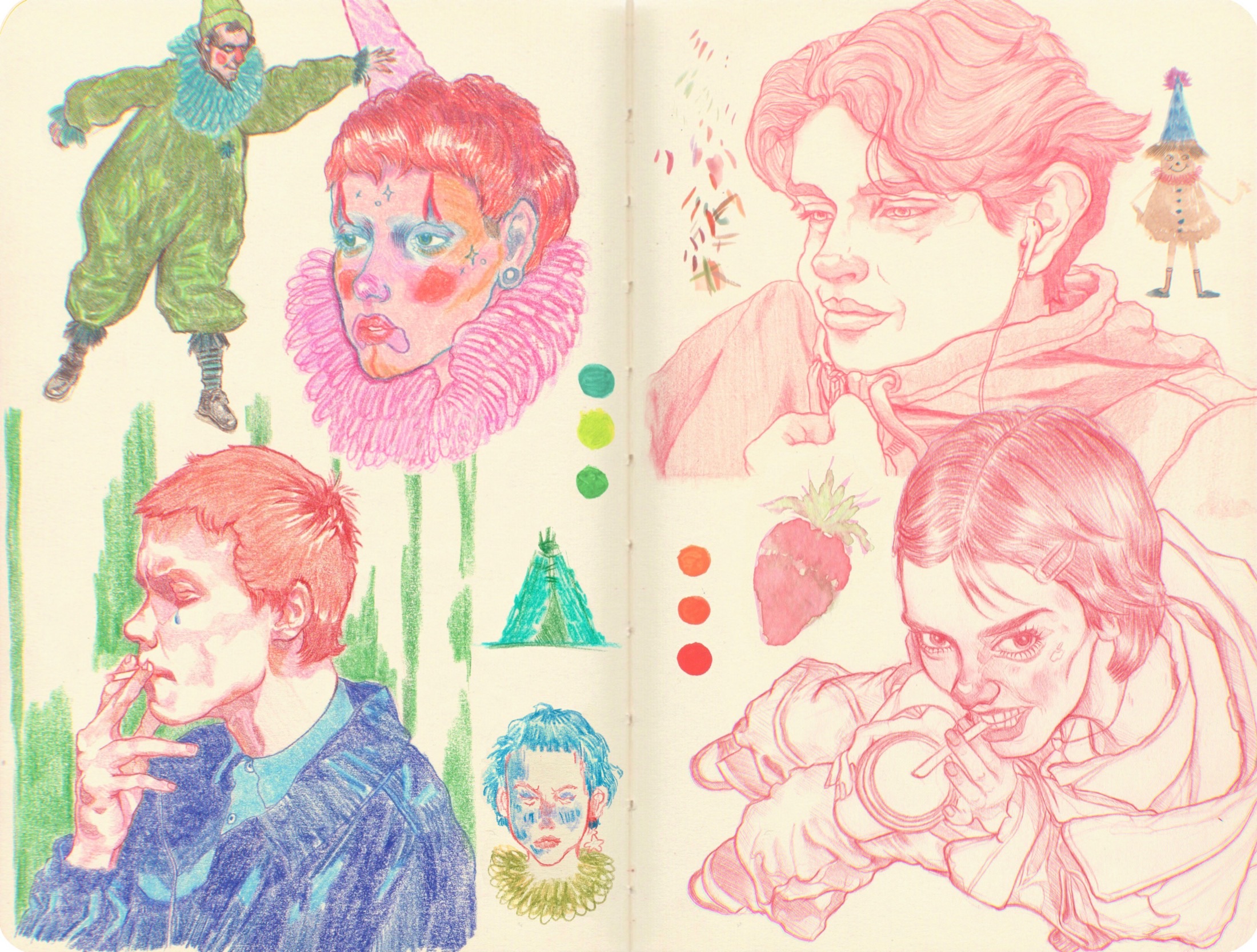 Analogue sketch page 1