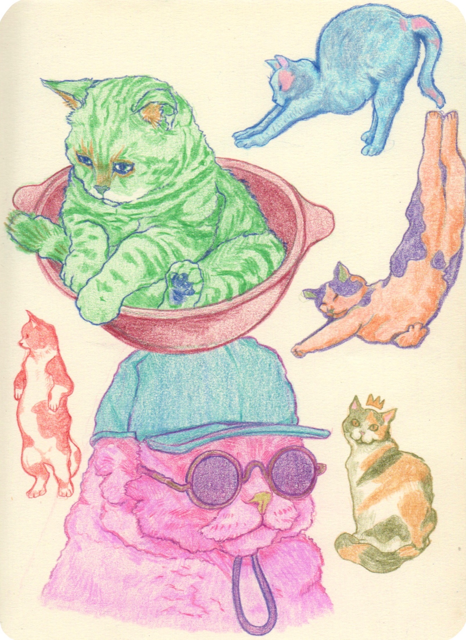 Analogue sketch page 3 — artwork by Ana Sofía Goyes