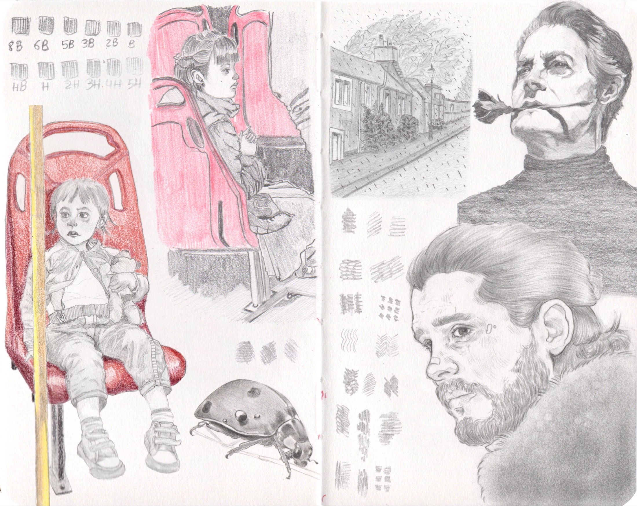 Analogue sketch page 4 — artwork by Ana Sofía Goyes