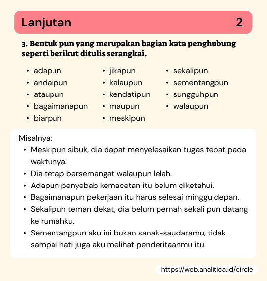 📄 Belajar PBM Yuk, mengenai "Partikel". Mengutip dari Kamus Besar Bahasa Indonesia (KBBI),…
