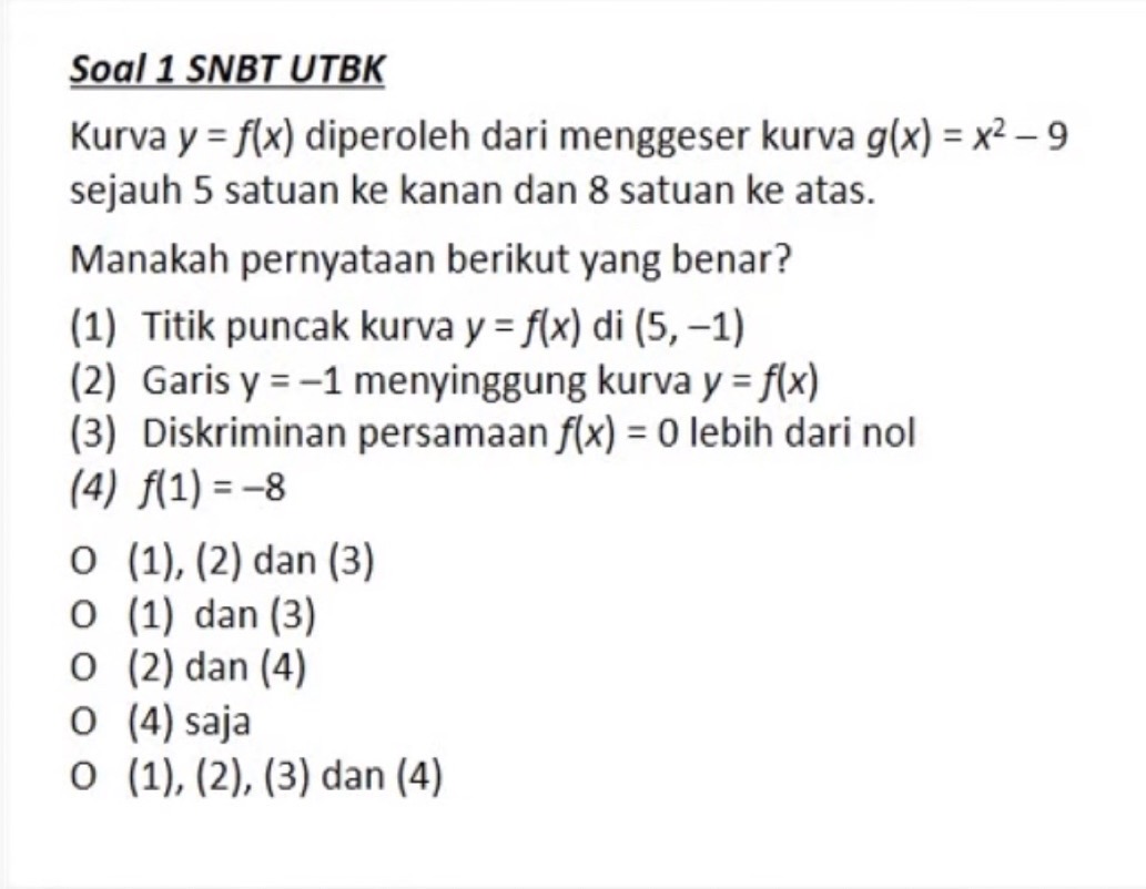 PRACTICE MAKES PERFECT Gak kerasa bahasan untuk bab fungsi kuadrat udah berakhir, sebagai penutup…