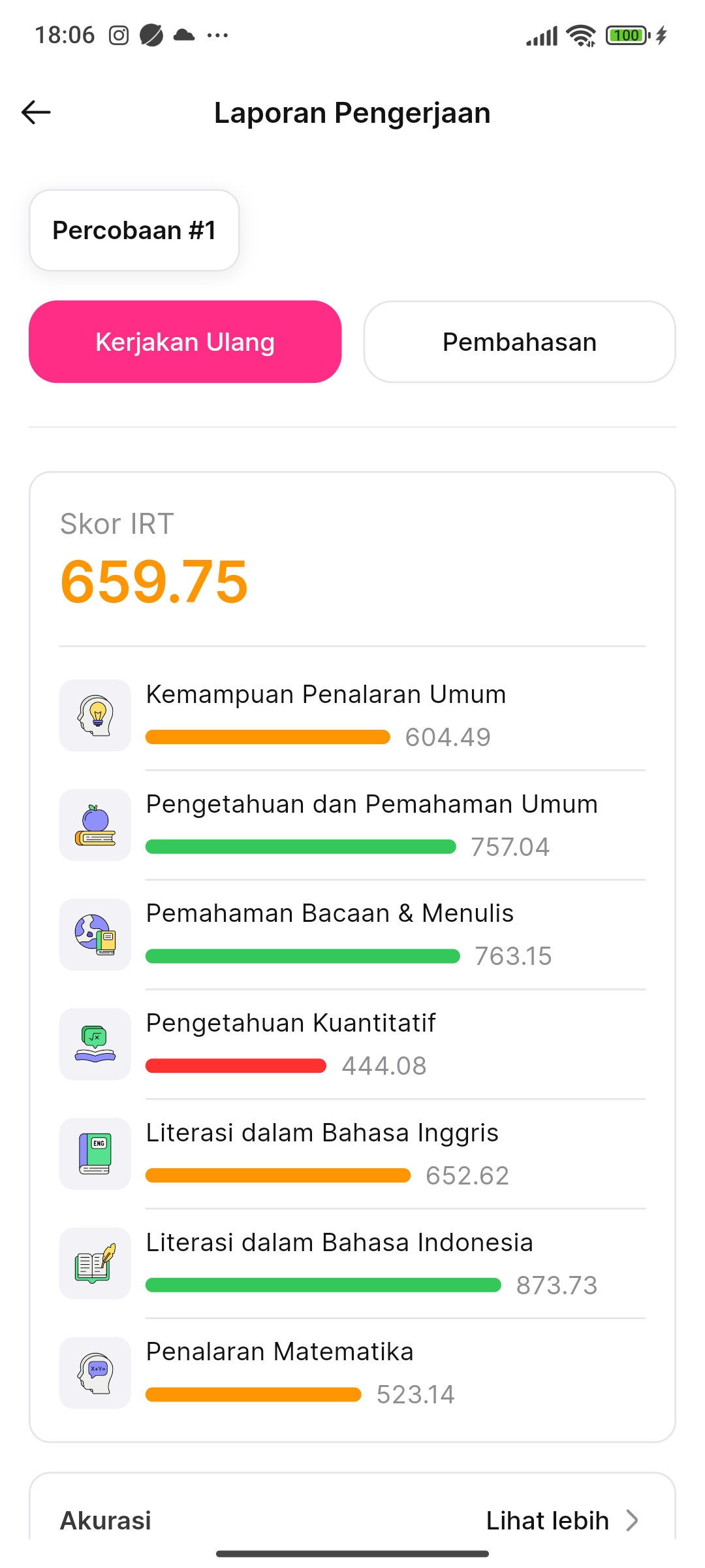 semoga hasil utbk ku nnti macam ini 🥺🫵🏻