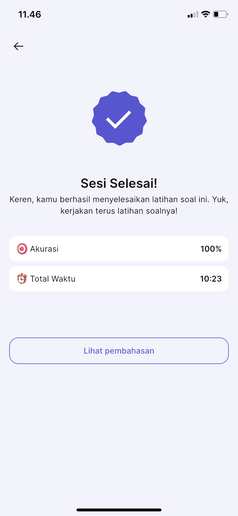 first time ngerjain latsol pk akurasinya bisa 100%, seneng bgtttt