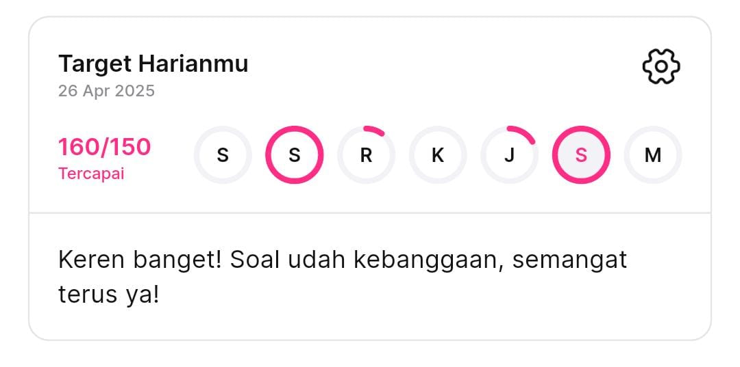 terima kasih admin analitica sudah bangga sama aku ya...makasih....buat aku lebih semangat lagi...