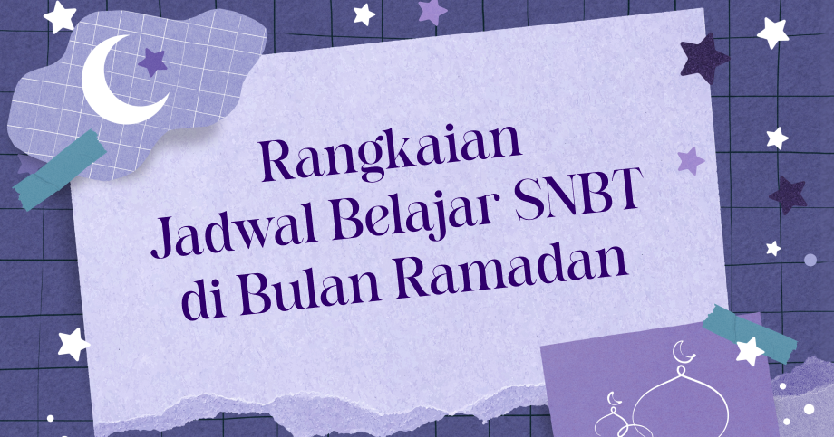 Okay, ini rangkaian jadwal belajar SNBT di bulan Ramadhan yang bisa kalian coba ya! Rutinitas iniβ¦