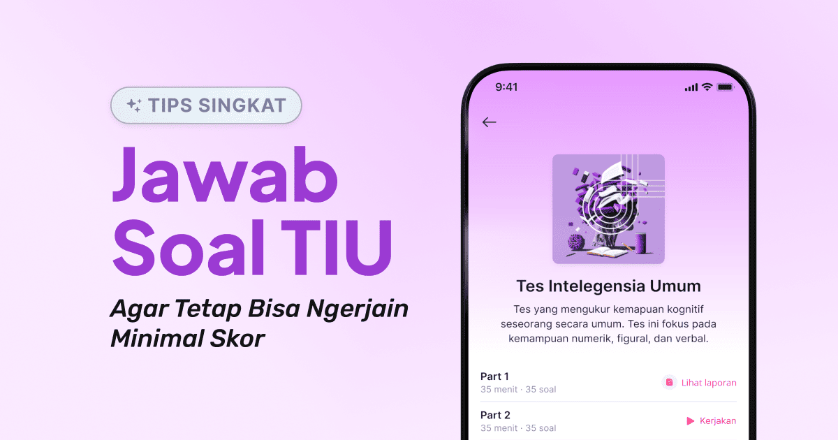 "Bisa gak sih cuma ngerjain TWK sama TKP aja? Soalnya aku beneran gak bisa cepet ngerjain soalβ¦