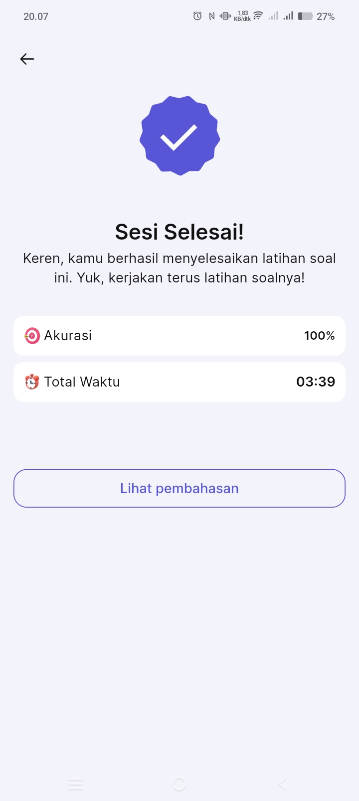 ternyata lebih enak custom soal PPU dengan jumlah yang disanggupi daripada per materi 🥹🫶