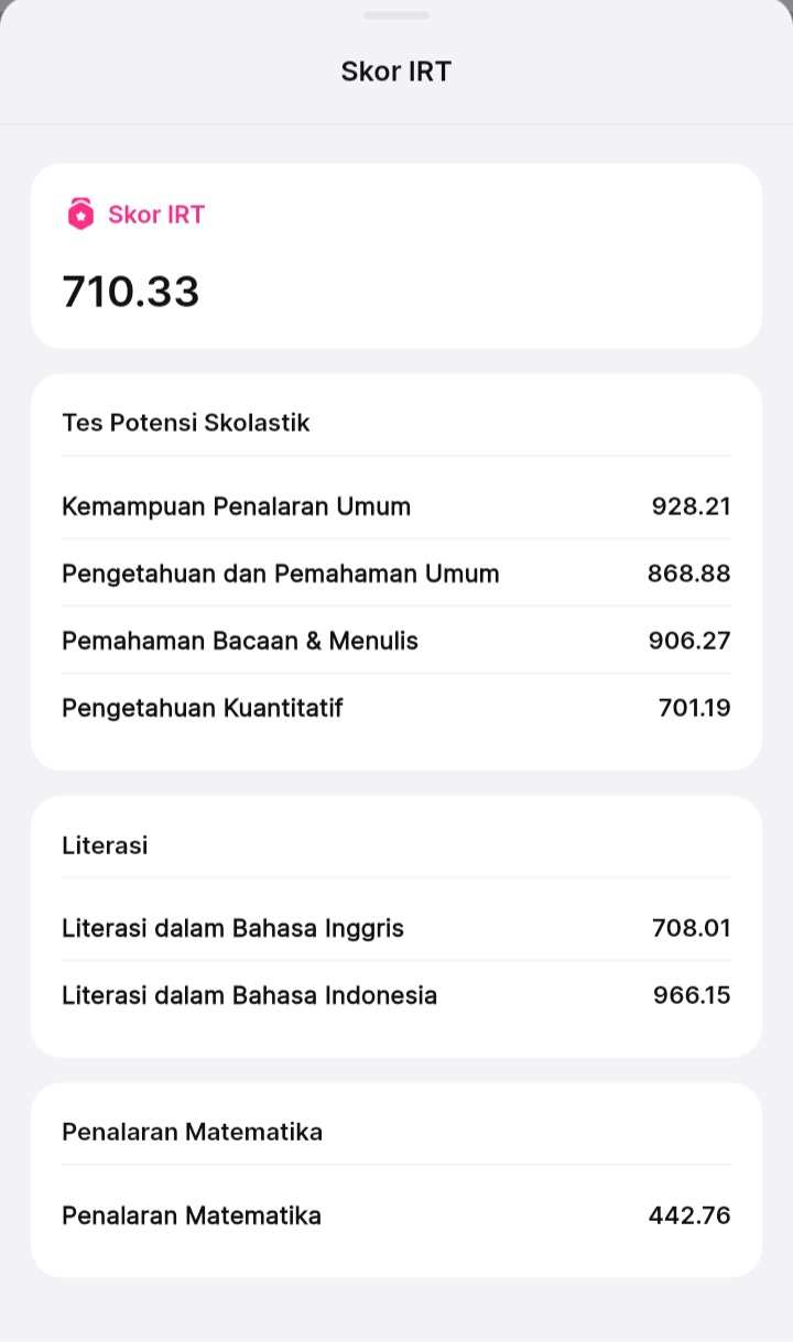 setidaknya ada kenaikan ygy WALAUPUN PM 💔💔💔💔( TO KE-5 )