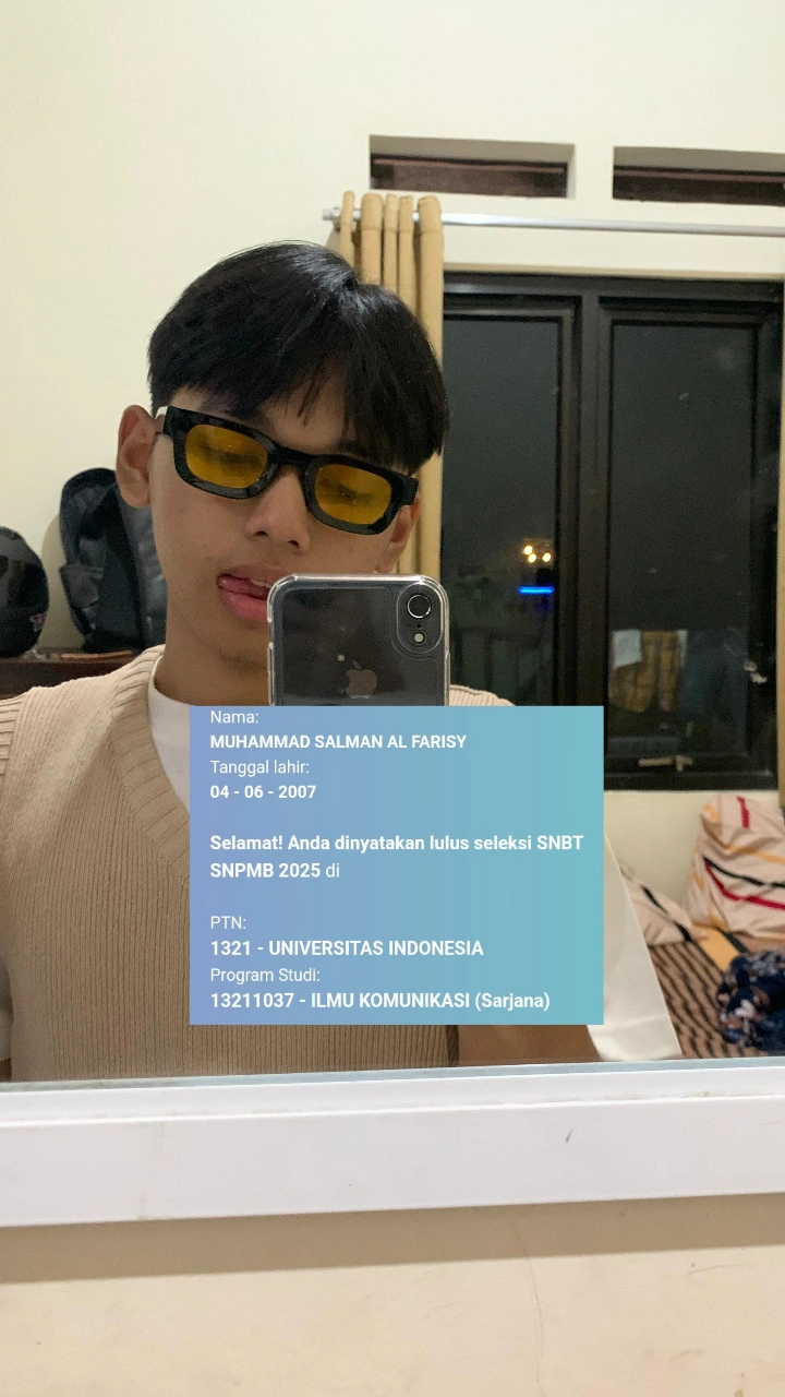 hii analiticaa aku balik lagi nih buat ngasih tau kalo aku keterima di ILKOM UI🥹🥹🥹 MAKASIH…