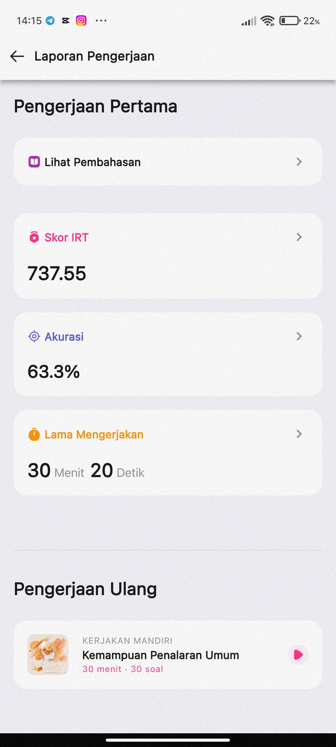 merasa bangga sedikit