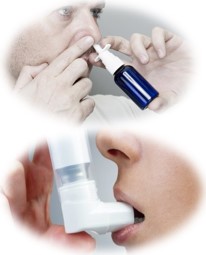 Descongestionante nasal, spray para asma e HA. 