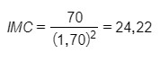 IMC: cálculo.