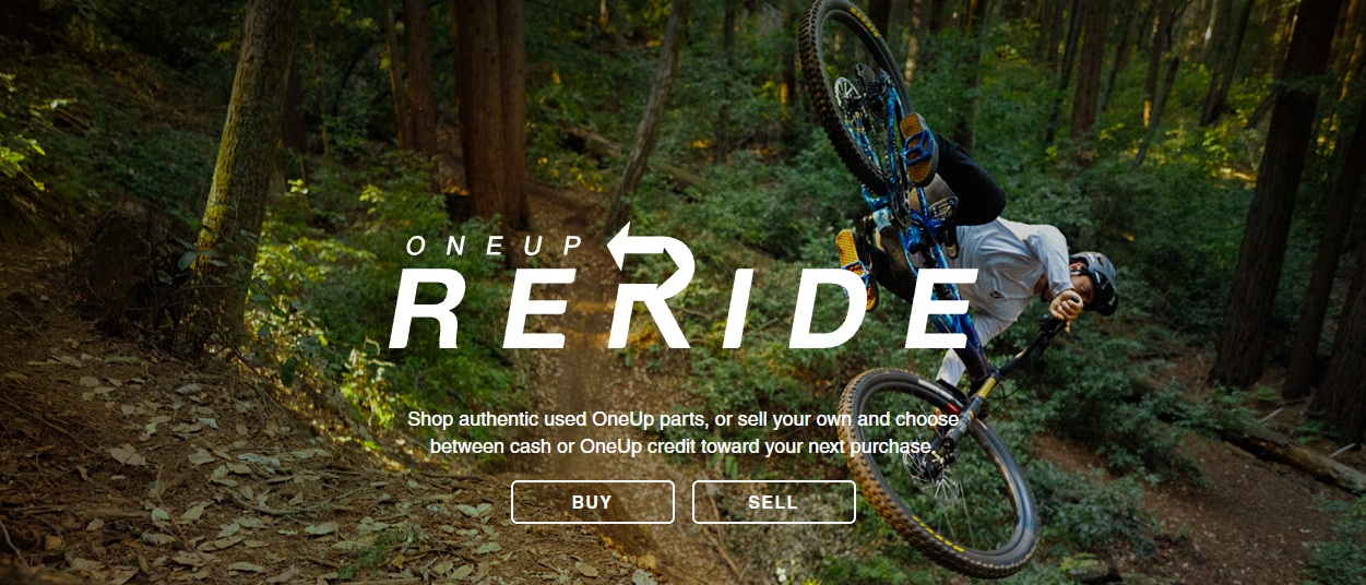 OneUp Components lanza ReRide, su propio mercado de componentes usados
