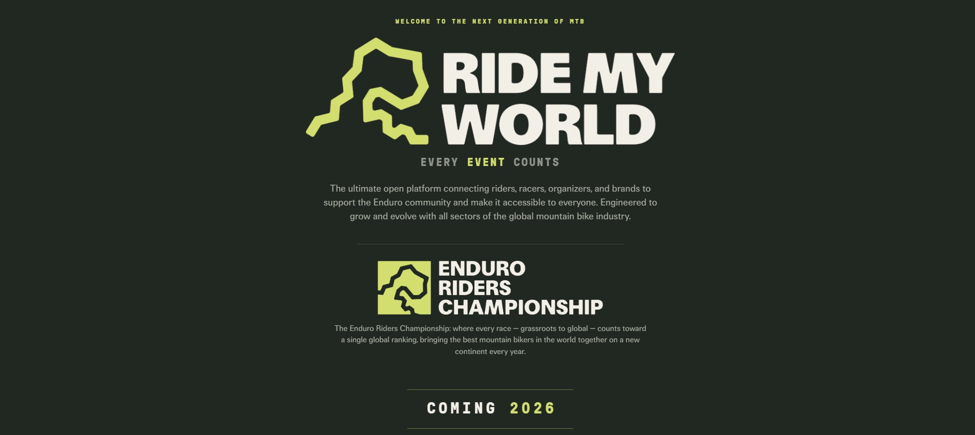 Ride My World lanza una plataforma global de ranking para unificar el enduro participativo