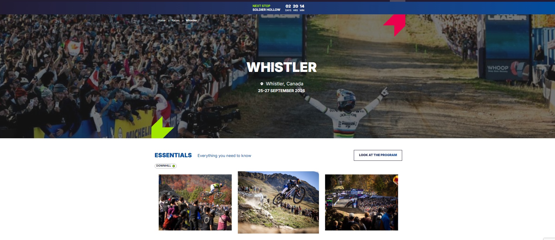 Whistler recibirá por primera vez en su historia una Copa del Mundo de Descenso