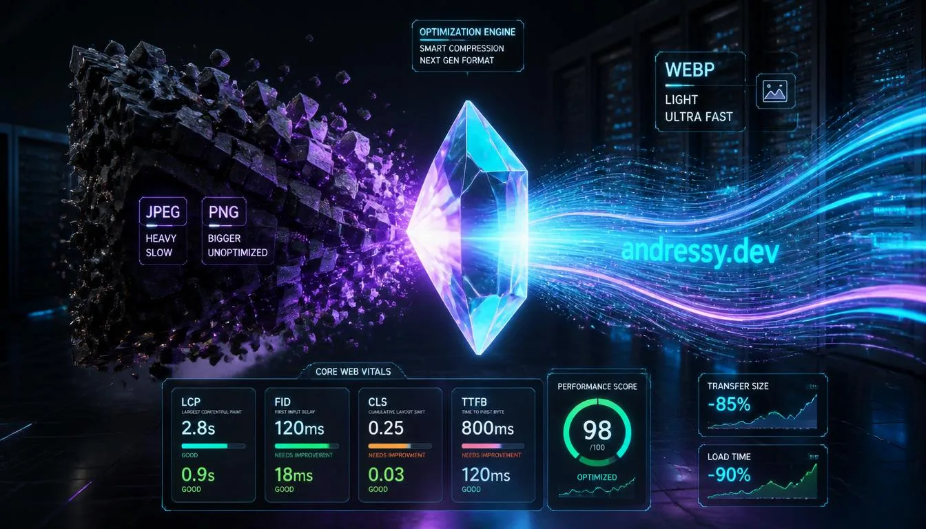 El Estándar WebP: Cómo Optimizar el LCP y Reducir el Consumo de Ancho de Banda en un 30%