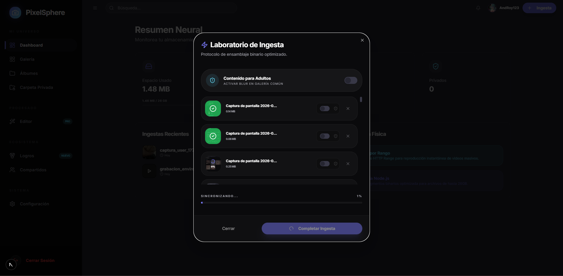 Portada de PixelSphere: Motor de Ingesta Masiva y Streaming de Alta Disponibilidad