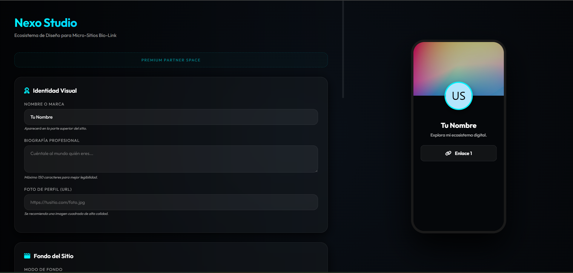 Portada de Nexo Studio: Generador de Bio-Links Offline & Privacidad Pro