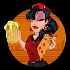 Gnarly Girl Pizza logo image